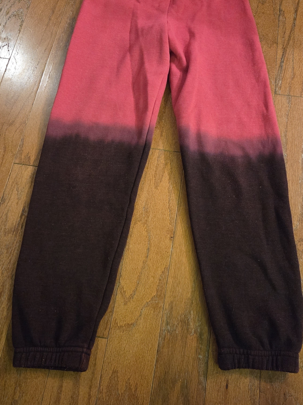 Aviator Nation Kids 14 Faded Ombre Pink Sweatpants